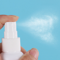 Bouteille Cosmo blanche en PET de 1 oz, 2 oz, 4 oz, 8 oz, 16 oz avec pulvérisateur à fine brume