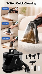 Nettoyeur vapeur portable haute puissance 16KPa, nettoyeur <span class=keywords><strong>de</strong></span> taches professionnel pour canapé, matelas, voiture - Product Image 4