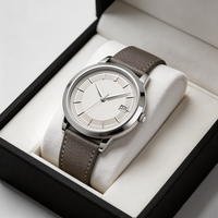 Montres à quartz pour hommes personnalisées avec bracelet en cuir japonais, mouvement à aiguilles de 20 mm, ODM/OEM tendance
