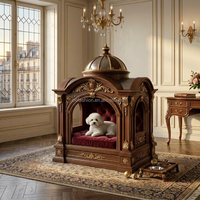Luxuriöses Klassisches Esszimmer-Set mit Samtbezogenen Stühlen für Villa, Restaurant & Hotel FF&E-Projekte