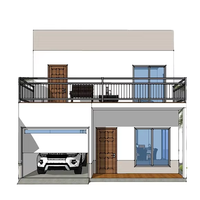 Maison conteneur à 2 étages 20 pieds 40 pieds, maisons préfabriquées, maisons conteneurs mobiles modulaires à vendre