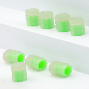 PUERXIN Capuchon de <span class=keywords><strong>valve</strong></span> de pneu universel pour moto et <span class=keywords><strong>voiture</strong></span>, <span class=keywords><strong>lumineux</strong></span> et autoluminescent - Product Image 3