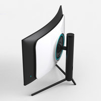 Écran d'ordinateur incurvé de 34 pouces, 144 Hz, écran PC, moniteur de jeu 4K