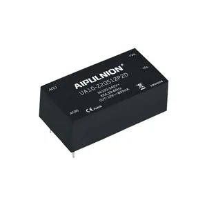 Aipulnion 10W 12v电源UA10-220S12P2D 120V 230伏至12伏833mA交流DC转换器模块