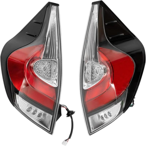 Autodragons 12V 24 LED Clignotants de moto dynamiques blancs DRL jaunes pour <span class=keywords><strong>Toyota</strong></span> Prius Feux arrière à LED - Product Image 1