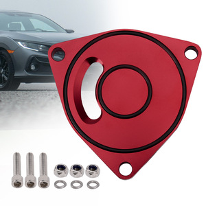 Turbocharger Exhaust Valve <b>Plate</b> Gasket 1.5T Aluminum Alloy Red For Honda Civic 2015-2021 - Product Image 1