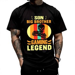 Camiseta Unisex Casual 100% Algodón con Estampado Cómodo y Diseño Gráfico Divertido, Ropa Transpirable para Hombre - Product Image 1