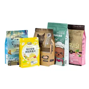 Industrial Gravure Printed PET Pouch Bag Stand Up Ziplock For Coffee Tea Chewing Gum Durable Food Packaging