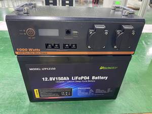 Generador de Emergencia Portátil LFP12100, Fuente de Alimentación de Litio 12V 100Ah 12Ah 150Ah 170Ah 200Ah 280Ah, Salida de CA 1000W, Alta Potencia Integrada - Product Image 5