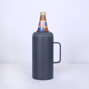 대형 40oz 스테인레스 스틸 쿨러 맥주 병 쿨러 머그잔 진공 절연 병 홀더 키퍼 맥주