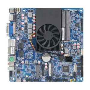 전자 맞춤형 ITX 산업용 마더 보드 인텔 코어 I5-6360U i3 i5 i7 DDR4 듀얼 코어 랜 RS232 RS485 데스크탑 용