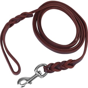 Correa de Cuero Genuino Trenzado de Primera Capa para Perros Medianos y Grandes, No Retráctil, para Malinois y Pastor Alemán - Product Image 5