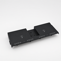 Coque de protection pour chargeur sans fil en plastique ABS PC noir moulé par injection, pièces de panneau électronique personnalisées OEM