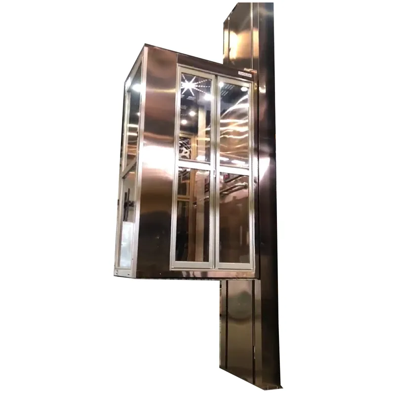 400kg 2-4 personnes ascenseur pas cher petit ascenseur hydraulique prix Indonésie Malaisie Amérique