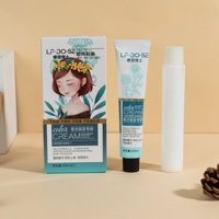 Marque privée personnalisée Bossose Teinture capillaire semi-permanente Rouge Noir Formule crème pour cheveux blancs