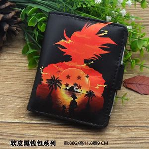 Cartera de Cuero con Diseño de Personajes de Anime, Dragón, Goku, Cartera Corta de Cuero PU Plegable, Tarjetero para Hombre, Venta al Por Mayor - Product Image 5