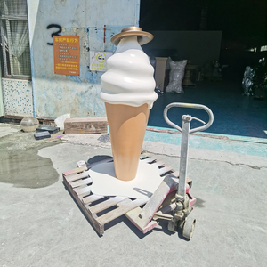 In fibra di vetro artigianato in fibra di vetro caramelle ciambelle cono gelato gelato per la decorazione del negozio - Product Image 1