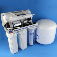Haute qualité 6 étapes PP UDF CTO RO cartouches minérales alcalines 100 GPD osmose inverse filtre à eau RO purificateur d'eau