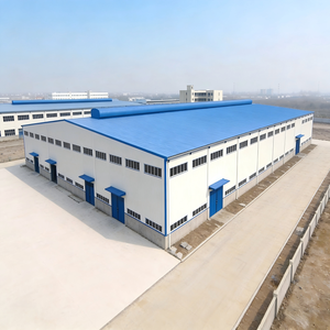 Capannone Industriale Prefabbricato in Acciaio Durevole, Struttura ad Alta Resistenza in Acciaio Zincato a Caldo per Alte Temperature ISO - Product Image 2