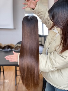 วิกผมแท้สีขาวหนา5*5 8*8ด้านบนปรับแต่งได้สำหรับ2025วิกผมตรงแบบมีลูกไม้ด้านหน้า130% - Product Image 3