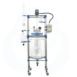 Reactor químico de laboratorio de doble capa, 10l, 20l, 50l, 100l, 150l, 200l