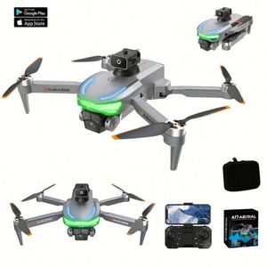 โดรน A17 กล้อง HD ถ่ายภาพทางอากาศแบบเรียลไทม์ มอเตอร์ไร้แปรงถ่าน ระบบหลบหลีกสิ่งกีดขวาง โดรนบังคับวิทยุ - Product Image 2