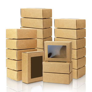 Nhà sản xuất hàng đầu nóng bán buôn verpackungen Essen in vận chuyển gói quà tặng nhỏ hộp rõ ràng cửa sổ nắp hộp giấy tùy chỉnh - Product Image 2