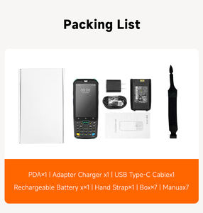 Промышленный портативный сканер штрих-кодов для улицы, Android PDA, считыватель NFC/<span class=keywords><strong>RFID</strong></span>, 4 ГБ памяти, беспроводной, для логистики, транспорта, учета запасов - Product Image 6