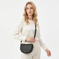 Sacs à bandoulière de luxe personnalisés en cuir avec sangle détachable, sacs à main classiques à rabat zippé