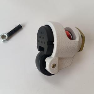 Roulettes de nivellement robustes avec poignée à cliquet améliorée, roulettes pivotantes à 360 degrés réglables avec pieds pour établi - Product Image 5