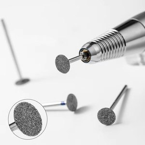 1 pièce Fraise diamantée électrique pour ponceuse à ongles, disque de meulage, fraise de précision, coupe-cuticules, outils d'art ongulaire, tête de polissage et de retrait - Product Image 2