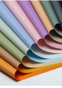 Elegant Pure Color OPP Film Flower <b>Wrapping</b> <b>Paper</b> Waterproof For Holiday Flower Bouquet Packaging - Product Image 5