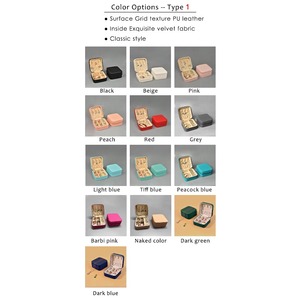 Estuche de Almacenamiento de Joyas de Piel Sintética Portátil con Logotipo Personalizado de Lujo, Organizador de Joyas de Viaje de Terciopelo, Caja de Regalo, Embalaje - Product Image 4