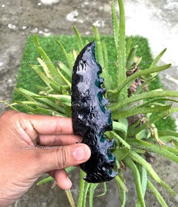 Juego de Cuchillos de Obsidiana Negra Hechos a Mano - Cuchillas de Cristal Coleccionables para Rituales, Decoración de Altar Espiritual, Exhibición de Piedra Tallada a Mano - Product Image 4