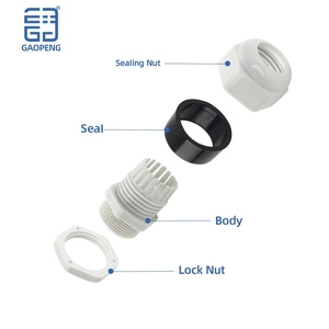 Prensaestopas <span class=keywords><strong>de</strong></span> Cable Tipo PG7-PG21 Grado B, Plástico <span class=keywords><strong>Nylon</strong></span>, IP68, Impermeable, Protección <span class=keywords><strong>de</strong></span> Cables - Product Image 3