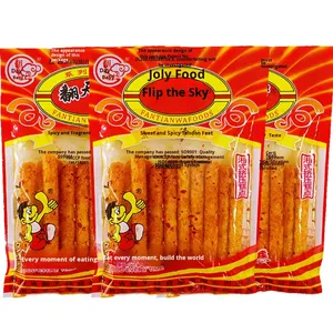Hunan Specialty Gluten Tiras picantes Snacks Fan Tian Wa Vegetarian Tendon Sabor Bolsa de ocio Embalado Spicy Wafer Crackling Sounds - Product Image 5