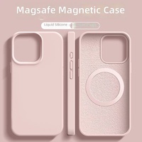 Étui magnétique en silicone liquide 18pro pour iPhone 18 PRO MAX, Apple 17, coque de protection antichoc pour iPhone 11/12/13/14/15/16