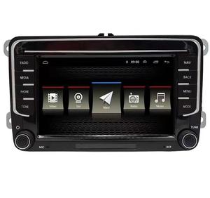 Android 12 Universal 7 "GPS para coche Pantalla de radio universal para VW Golf Bora TS18 <span class=keywords><strong>4</strong></span> + 64 CARPLAY con botón físico de estilo original - Product Image 1