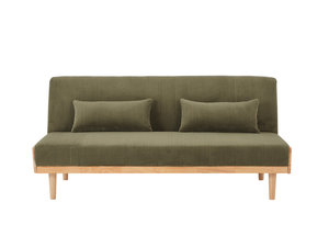 Canapé-lit convertible en velours réglable, lit futon inclinable, canapé-lit multifonctionnel pour la maison, le bureau et le salon d'hôtel - Product Image 1