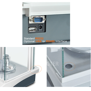Wirtschaft liche 1-Milligramm-Analytikwaage Interne Kalibrierung labor waagen - Product Image 4