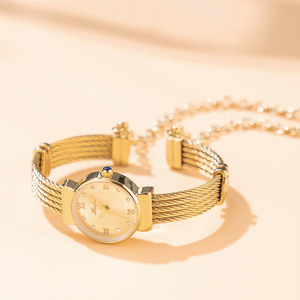 Reloj de Pulsera Minimalista de Alta Gama, Nuevo Estilo de Moda, Reloj de Cuarzo Impermeable de Acero Inoxidable para Mujer - Product Image 2