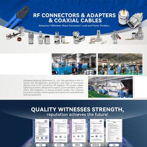 Заводской QN штекер Macho обжимной LMR200 Lmr195 Rg58 Rg223 Rg142 латунный кабель Rf коаксиальный разъем QMA конвертер Connecteur - Product Image 6