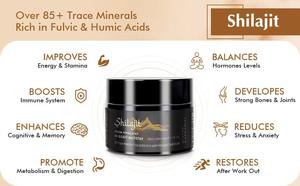 Крем-паста из чистого шиладжита, 100%, добавка нескольких минералов, смола шиладжит, смола фульвовая кислота, хималаян, для иммунной поддержки - Product Image 4