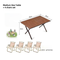 Chaise pliante d'extérieur Ensemble table et chaise en acier au carbone Chaise Clint Portable Camping Loisirs Ensemble de mobilier d'extérieur pliant