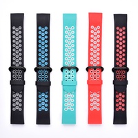 Bracelet de montre universel respirant en caoutchouc souple Bracelet Sport de remplacement pour Xiaomi Mi Band 5 6 Sangles