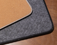 Tapis de bureau double face en feutre de 5 mm d'épaisseur, écologique, avec logo personnalisé, tapis de souris et de clavier, fournitures de bureau, protection de bureau