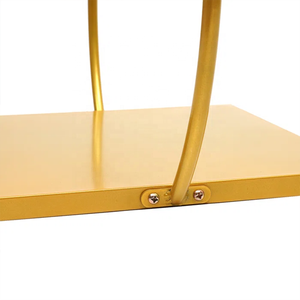 Espositore circolare staccabile di lusso del supporto della torta dell'oro del ferro per il supporto della torta della tazza del partito - Product Image 3