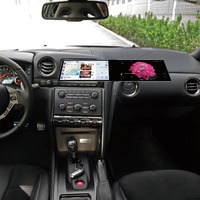 Radio mobil Android 12.3 inci Unit kepala Stereo ganda untuk Nissan GTR 2005-2015 Audio layar 2K dengan CPU Qualcomm