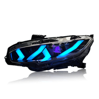 Fournisseur direct d'usine, phares LED pour voiture, phares pour Honda Civic 2016-2020 berline/coupé/hayon/type R SY-A110B-RGB
