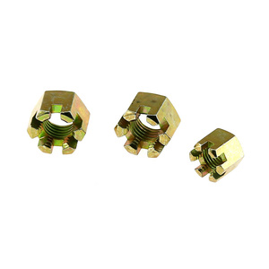 Tuercas Hexagonales Ranuradas con Rosca Métrica Zincadas, Tuerca Hexagonal de Rosca Gruesa <span class=keywords><strong>DIN</strong></span> <span class=keywords><strong>935</strong></span> - Product Image 6